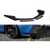 Накладки сплиттеры боковые на задний бампер Вариант 3 на BMW 1 F20 M-Power рестайл